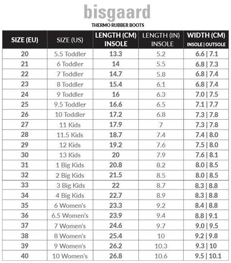 bisgaard 27|bisgaard shoes size guide.